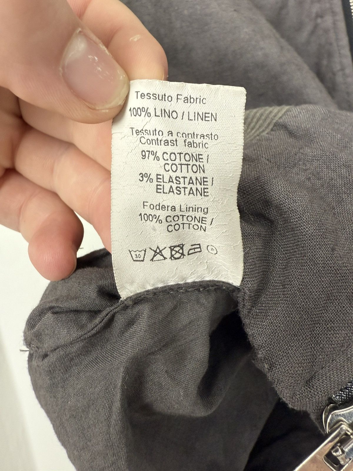 Lost & Found Ria Dunn Lost & Found Rooms Oversized Wrinkled Linen Bomber Jacket Size US XS / EU 42 / 0 - 6 Thumbnail