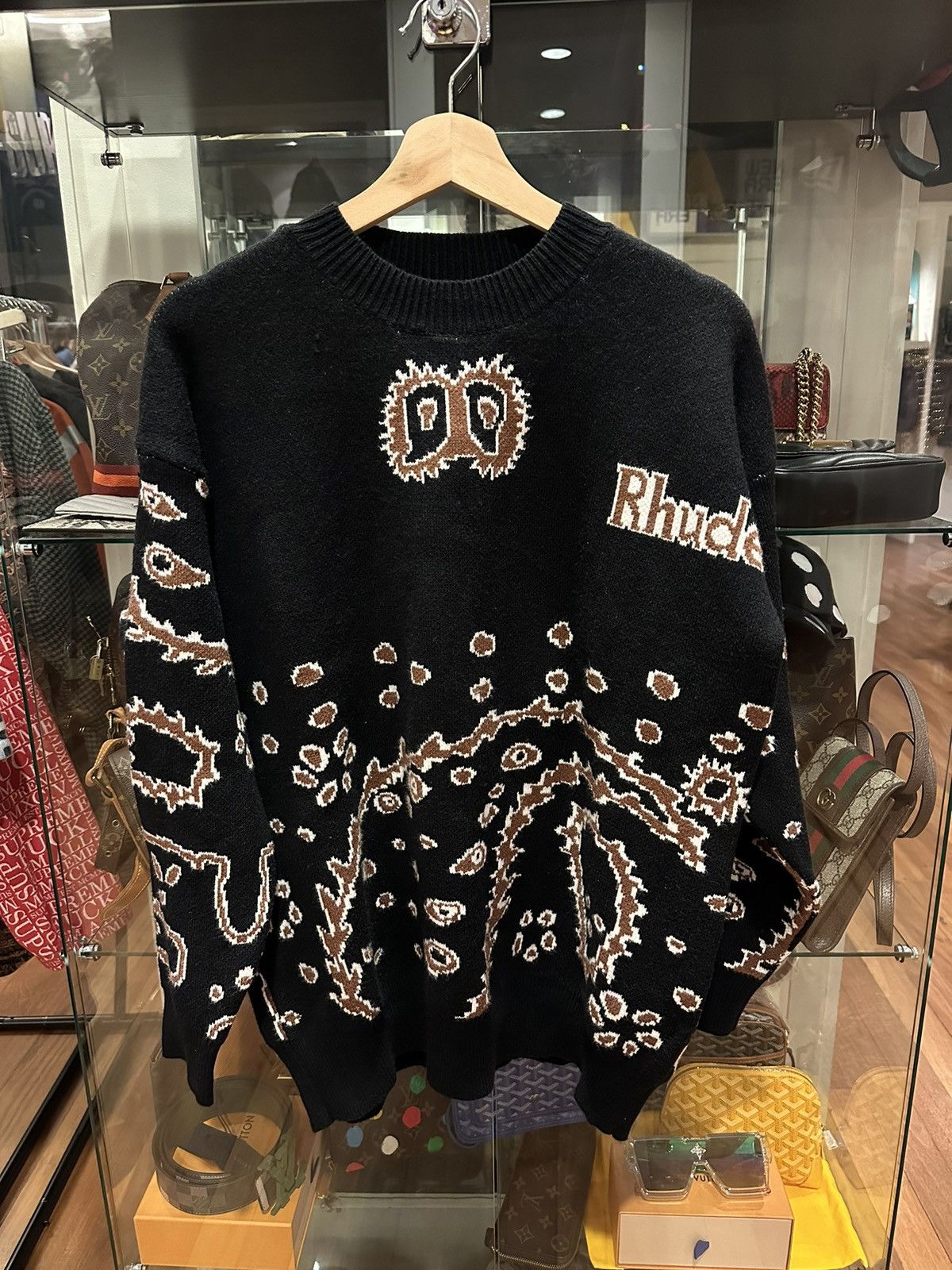 Rhude Rhude bandana sweater Size US L / EU 52-54 / 3 - 1 Thumbnail