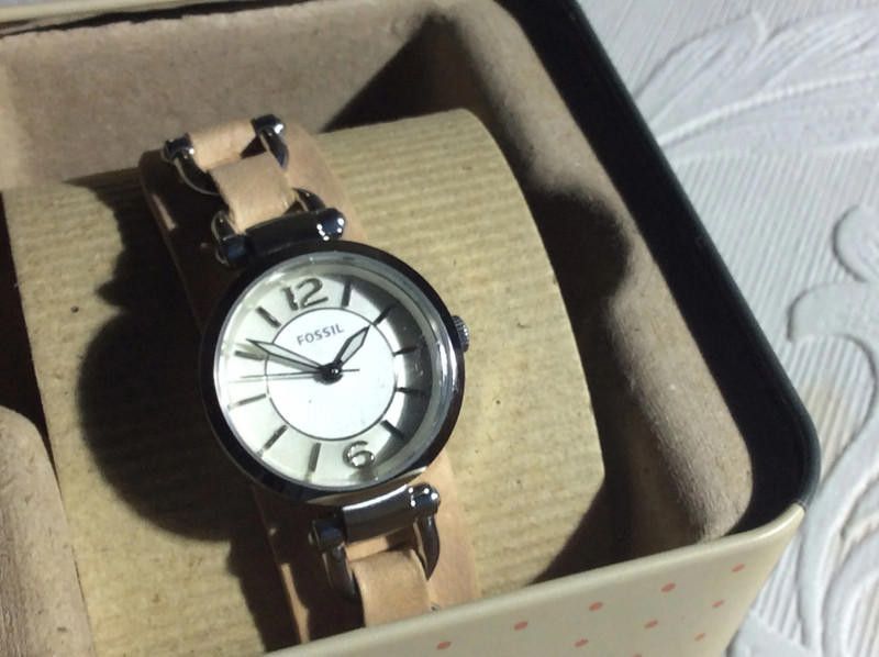 Fossil Fossil ladies silver dial brown leather strap watch Size ONE SIZE - 2 Thumbnail