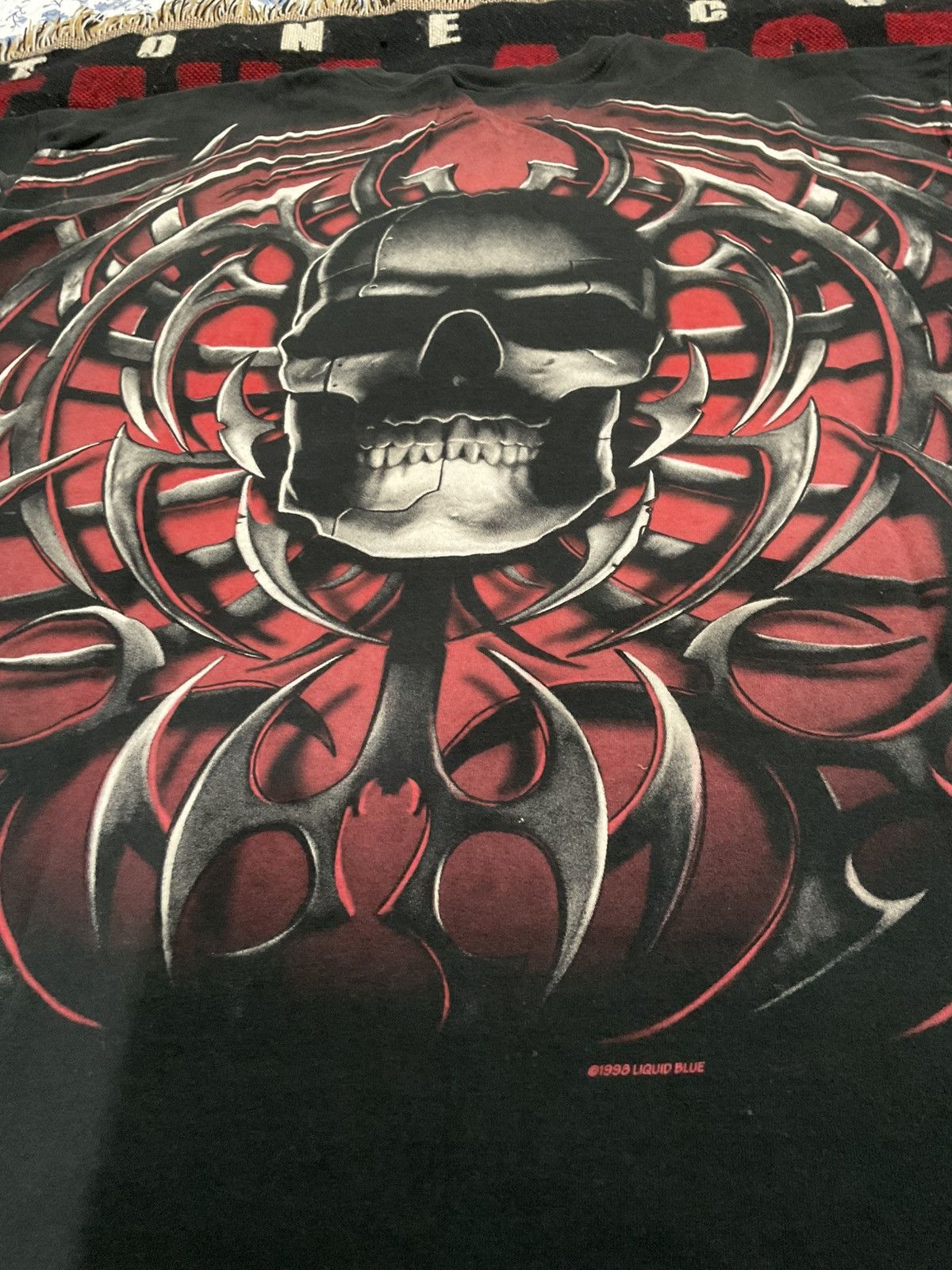 Liquid Blue Vintage liquid blue shirt 1998 skull shirt Size US XXL / EU 58 / 5 - 6 Thumbnail