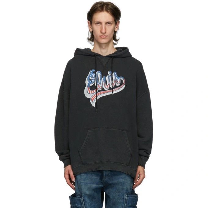R13 Elvis Flag Logo Oversized Hoodie. Small. Size US S / EU 44-46 / 1 - 1 Thumbnail