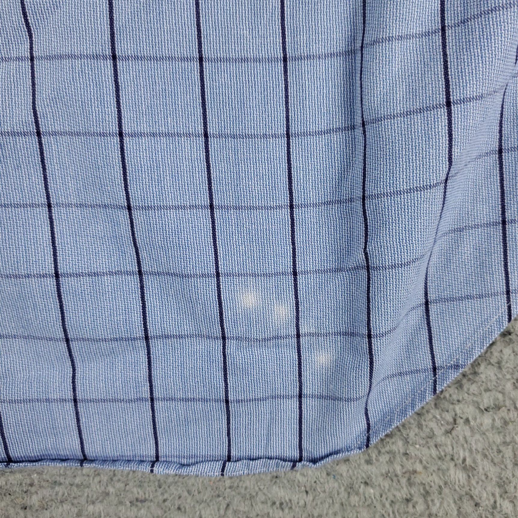 Ralph Lauren Ralph Lauren Dress Shirt Mens Size 16.5 Blue Check Long Sleeve Button Up Regular Fit Size 42R - 6 Thumbnail