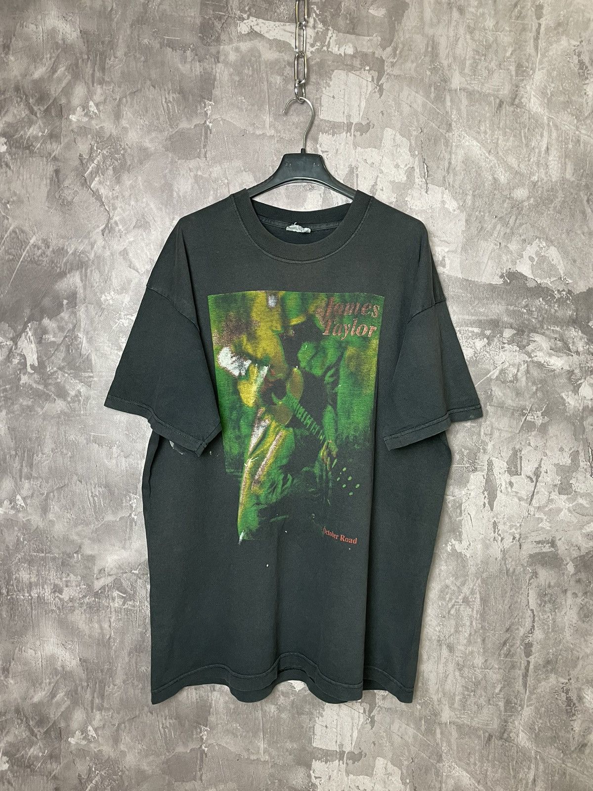Band Tees × Vintage Vintage 90s James Taylor Tisbury Tour T Shirt Size US XL / EU 56 / 4 - 1 Thumbnail