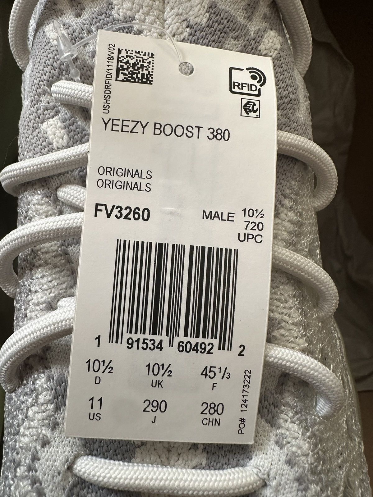 Adidas × Kanye West Yeezy Boost 380 Alien Size US 11 / EU 44 - 2 Thumbnail