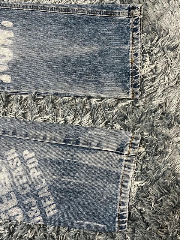 Japanese Brand Layered Distressed Denim Y2K Size US 29 - 5 Thumbnail