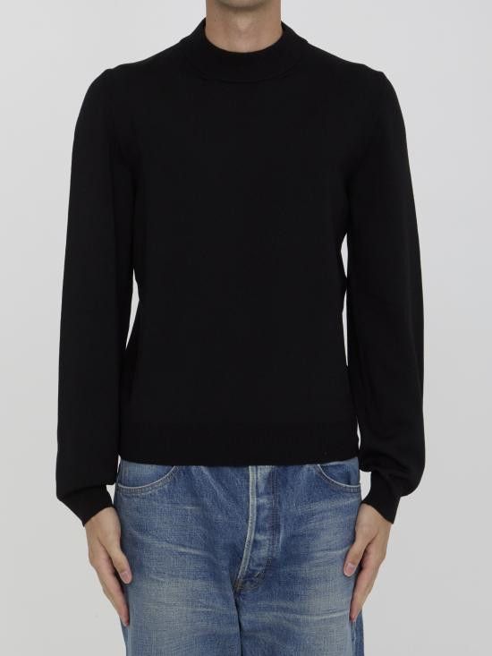 Celine CELINE Men Sweater RY0010ZOZ BLACK Size US L / EU 52-54 / 3 - 1 Thumbnail