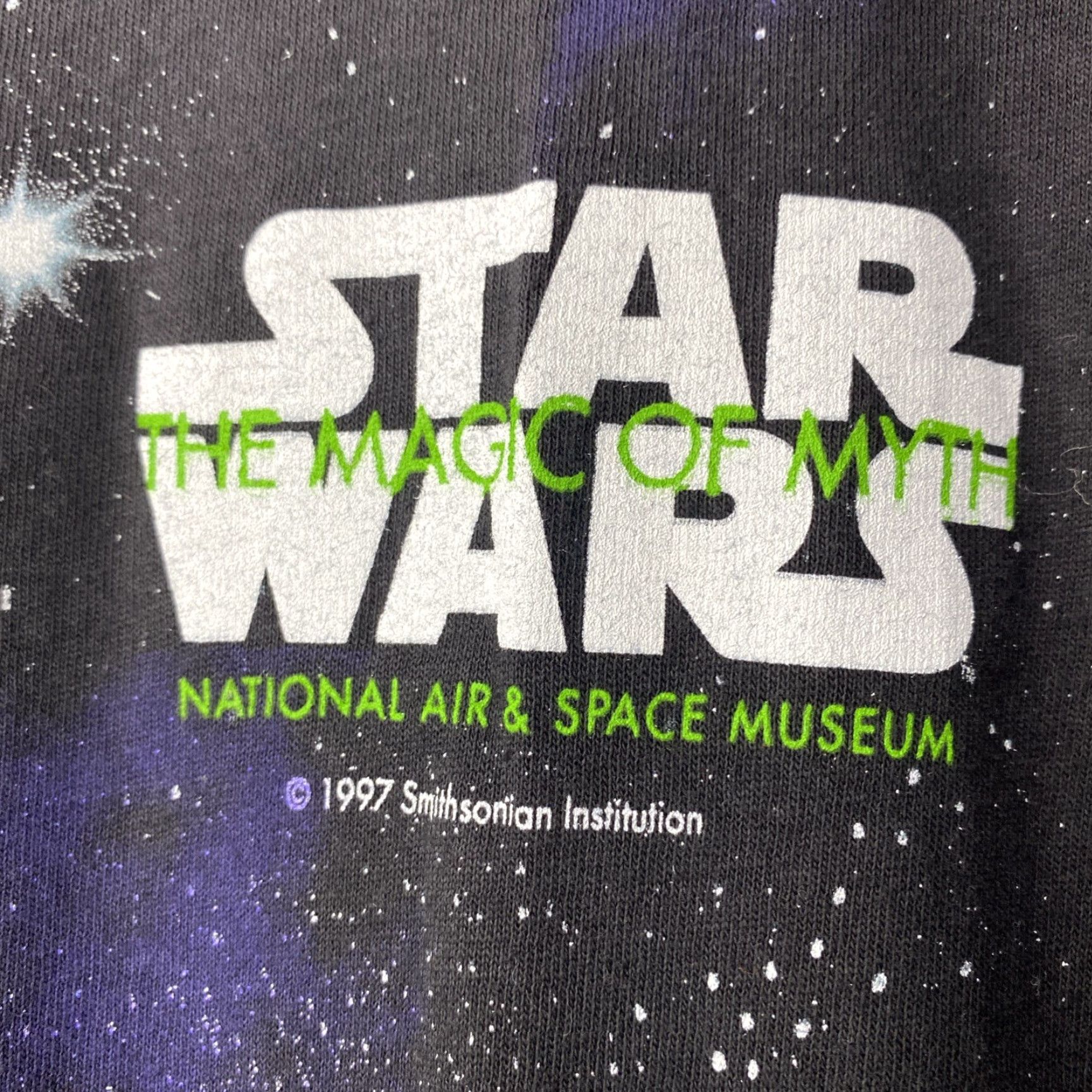 Star Wars VINTAGE Star Wars Death Star T Shirt Single Stitch USA Made L 90s Smithsonian Shirt Mens Black Cotton Short Sleeve Crew Neck 1990s Size US L / EU 52-54 / 3 - 2 Thumbnail