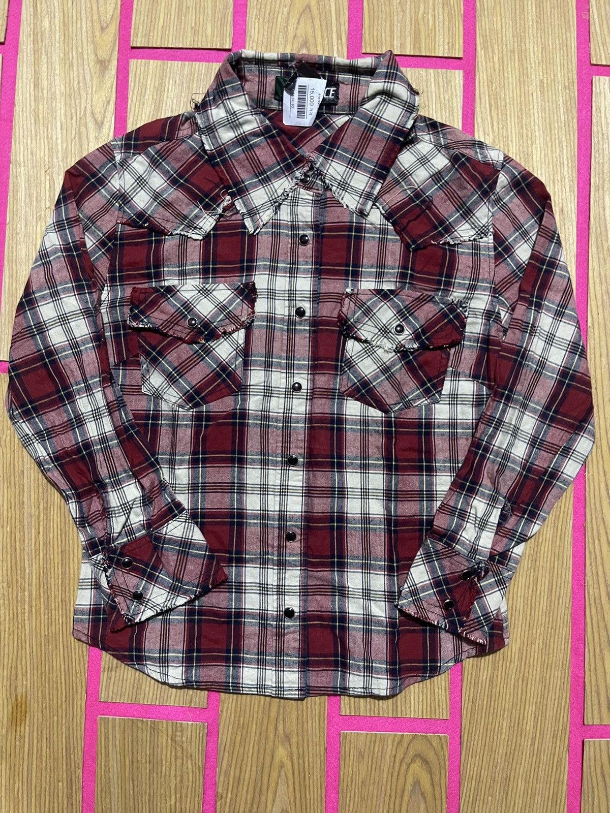 If Six Was Nine Y2K VENCE long sleeve checkered shirt Size US S / EU 44-46 / 1 - 4 Thumbnail