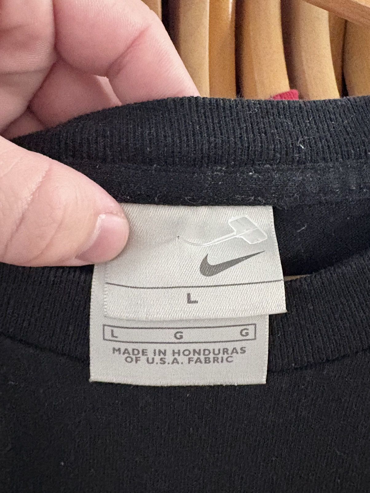 Nike 90’s Nike Vintage Orange/Blue Logo Gray Tag Tee Shirt Size US L / EU 52-54 / 3 - 4 Thumbnail
