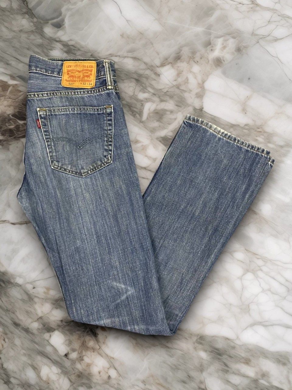 Levi's levis 527 bootcut flare denim nice design Size US 34 / EU 50 - 1 Thumbnail