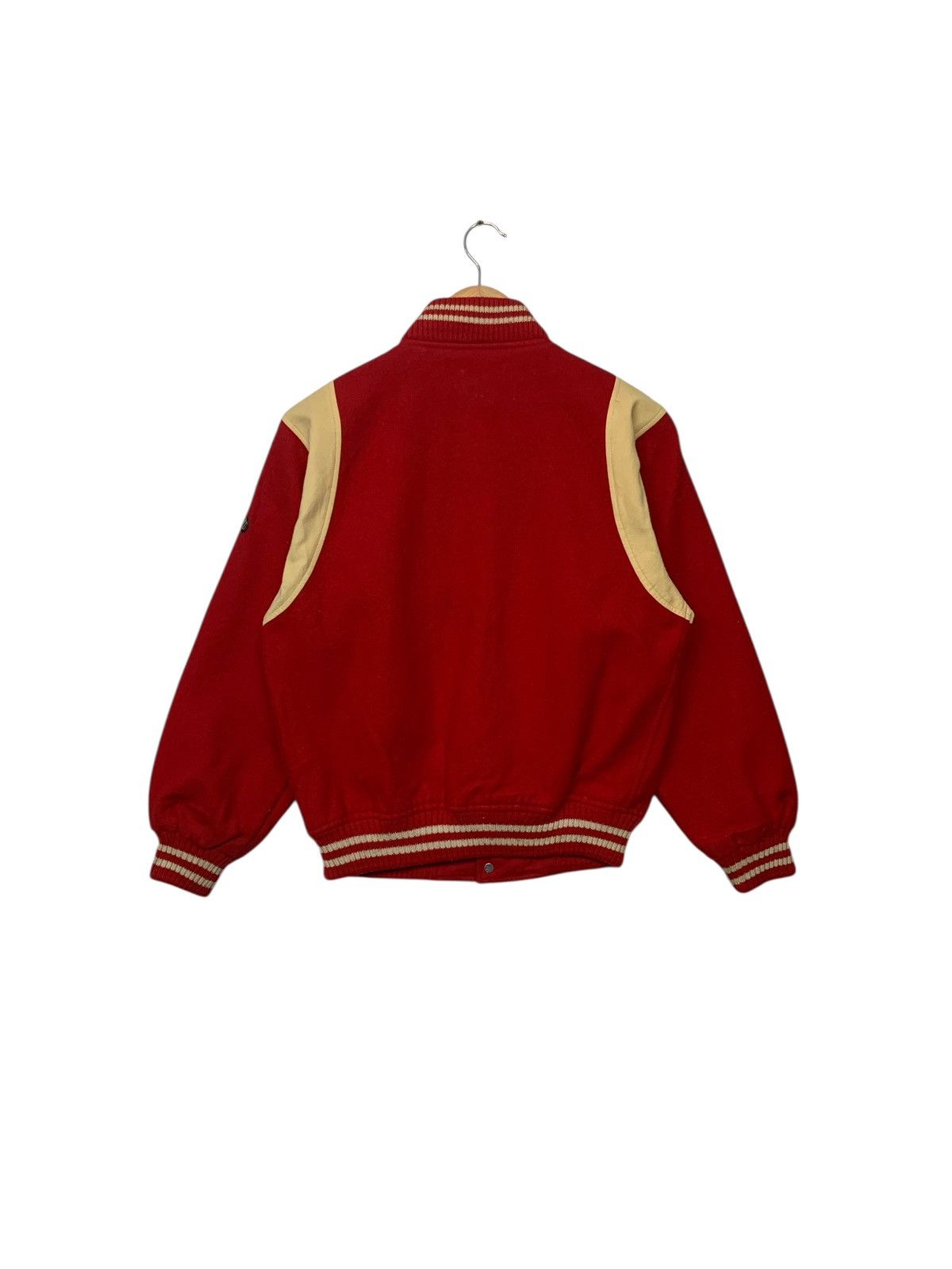 Vintage Vintage 90's Troy Bros Small Logo Button Ups Varsity Jacket Size US S / EU 44-46 / 1 - 4 Thumbnail