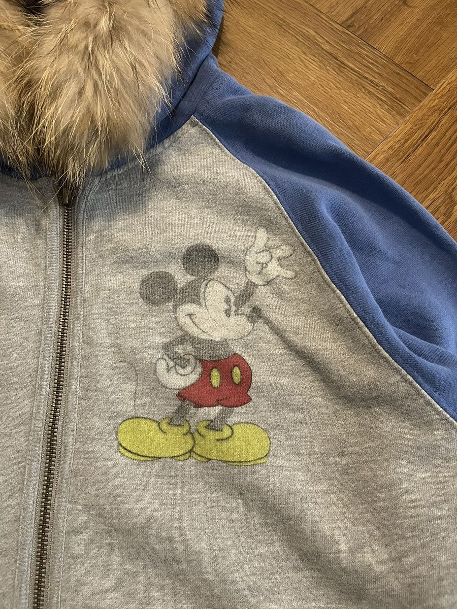 If Six Was Nine Vintage Cartoon Graphic Zip Hoodie – Faux Fur Trim, Rare Size US M / EU 48-50 / 2 - 3 Thumbnail