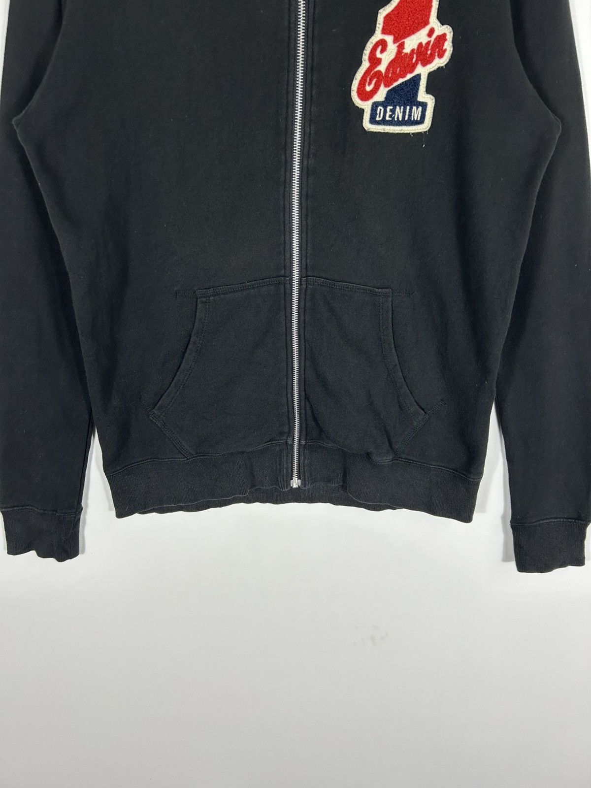 Edwin Vintage Edwin Denim Japan Hoodie Zipper Sweater Size US M / EU 48-50 / 2 - 5 Thumbnail