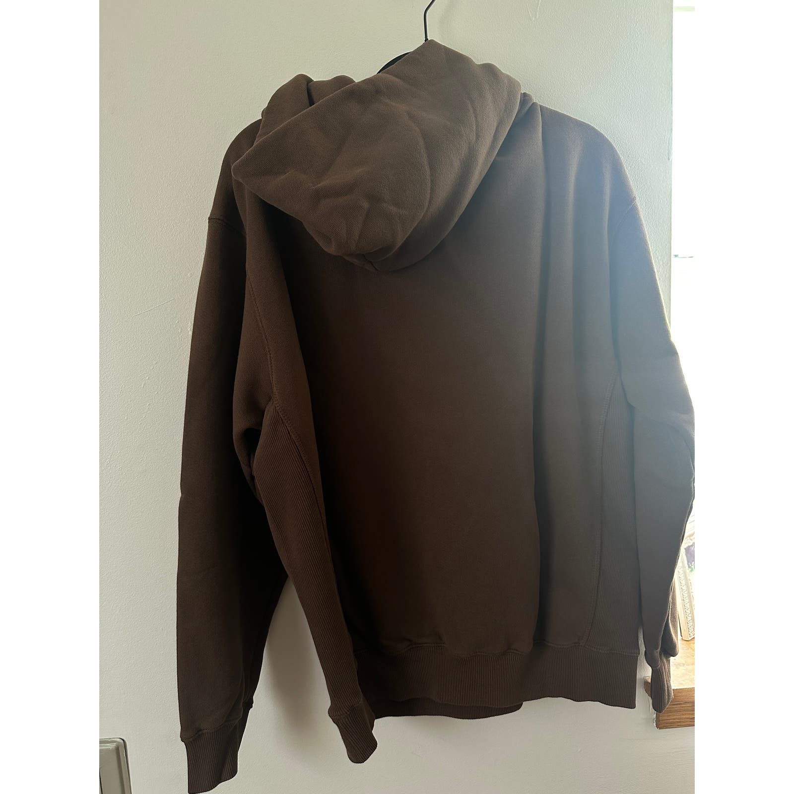 Eric Emanuel EE Basic Hoodie Brown/White size Large Mens