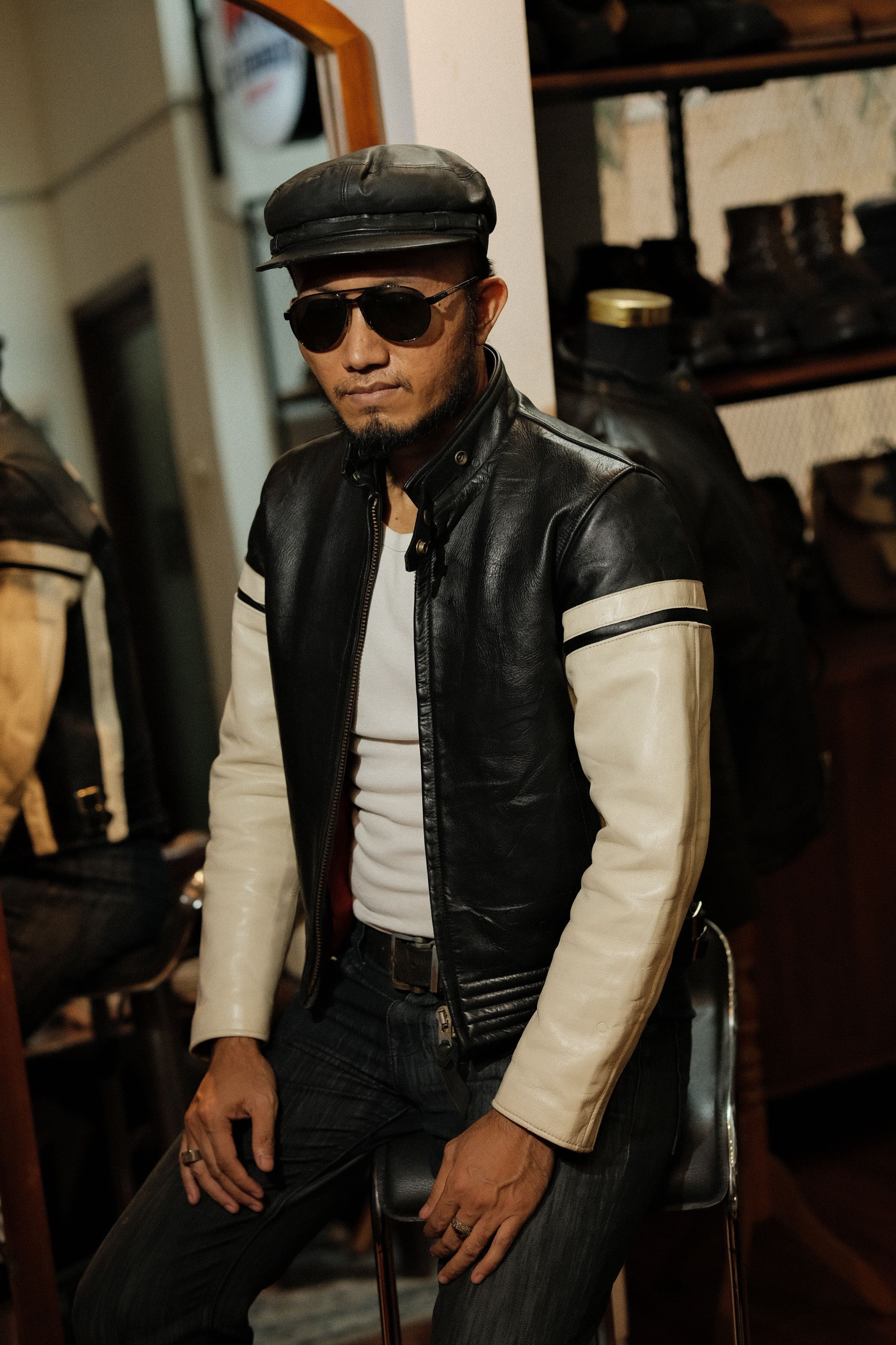 Indian Motorcycle Indian Motorcycle Caferacer Cowhide Jacket Size US M / EU 48-50 / 2 - 5 Thumbnail