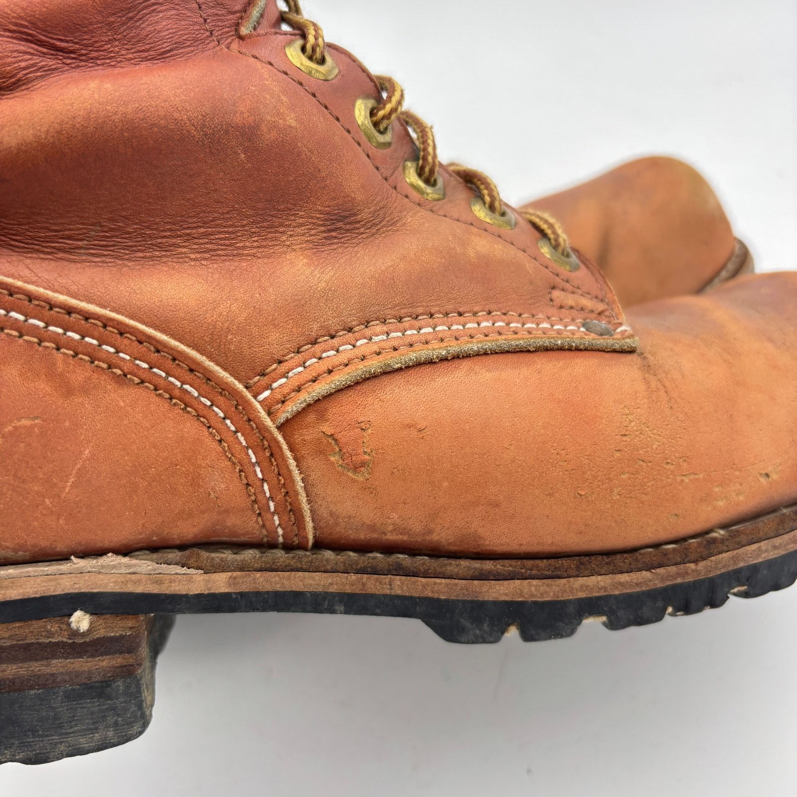 Vintage Vintage Matterhorn 9" Logger Work Boots Men's 8 Workwear Size US 8 / EU 41 - 13 Thumbnail