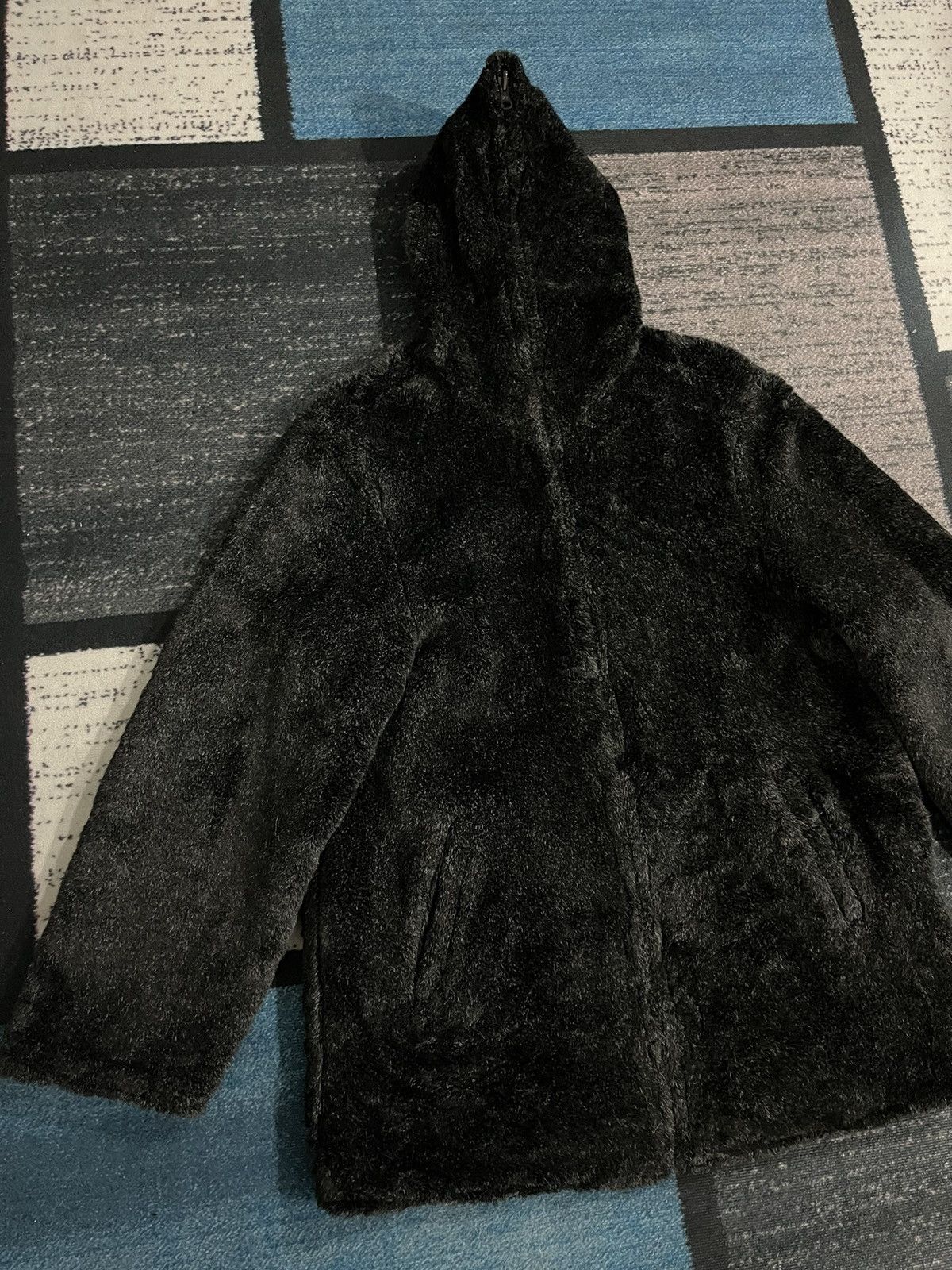 Gaultier Homme Objet 📌Binding Now📌GAULTIER HOMME OBJET FAUX FUR RIVERSIBLE HOODIE Size US M / EU 48-50 / 2 - 5 Thumbnail