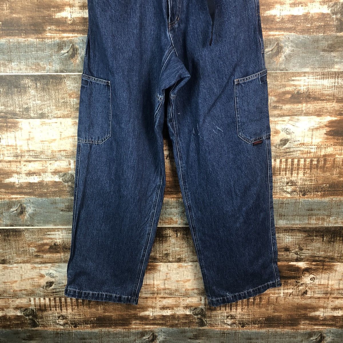 Gramicci Gramicci Blue Denim utility jeans cargo Pants #A2096 Size US 31 - 6 Thumbnail