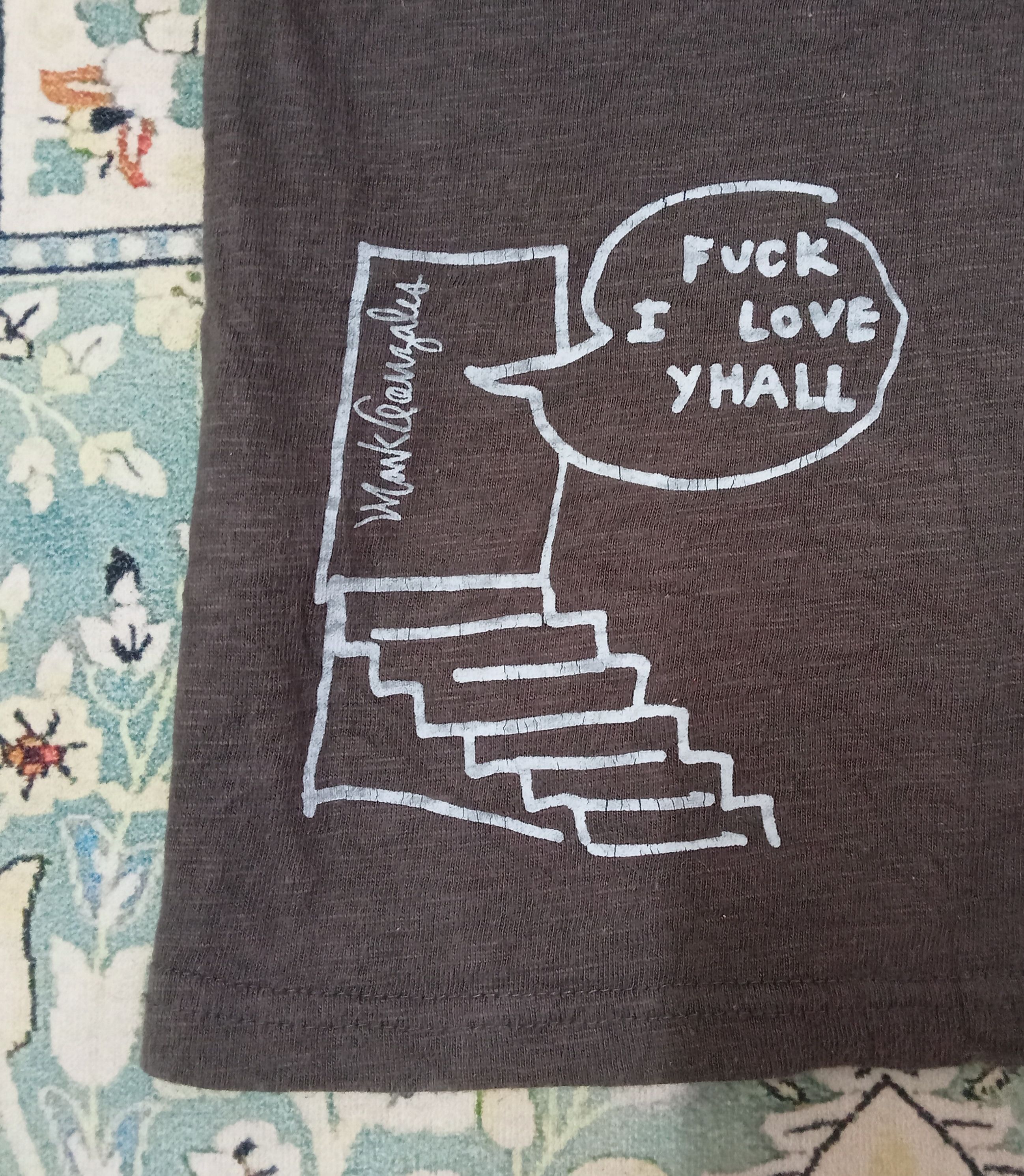 Other Mark Gonzales 3/4 Quarter Sleeve T Shirt Size US M / EU 48-50 / 2 - 11 Thumbnail