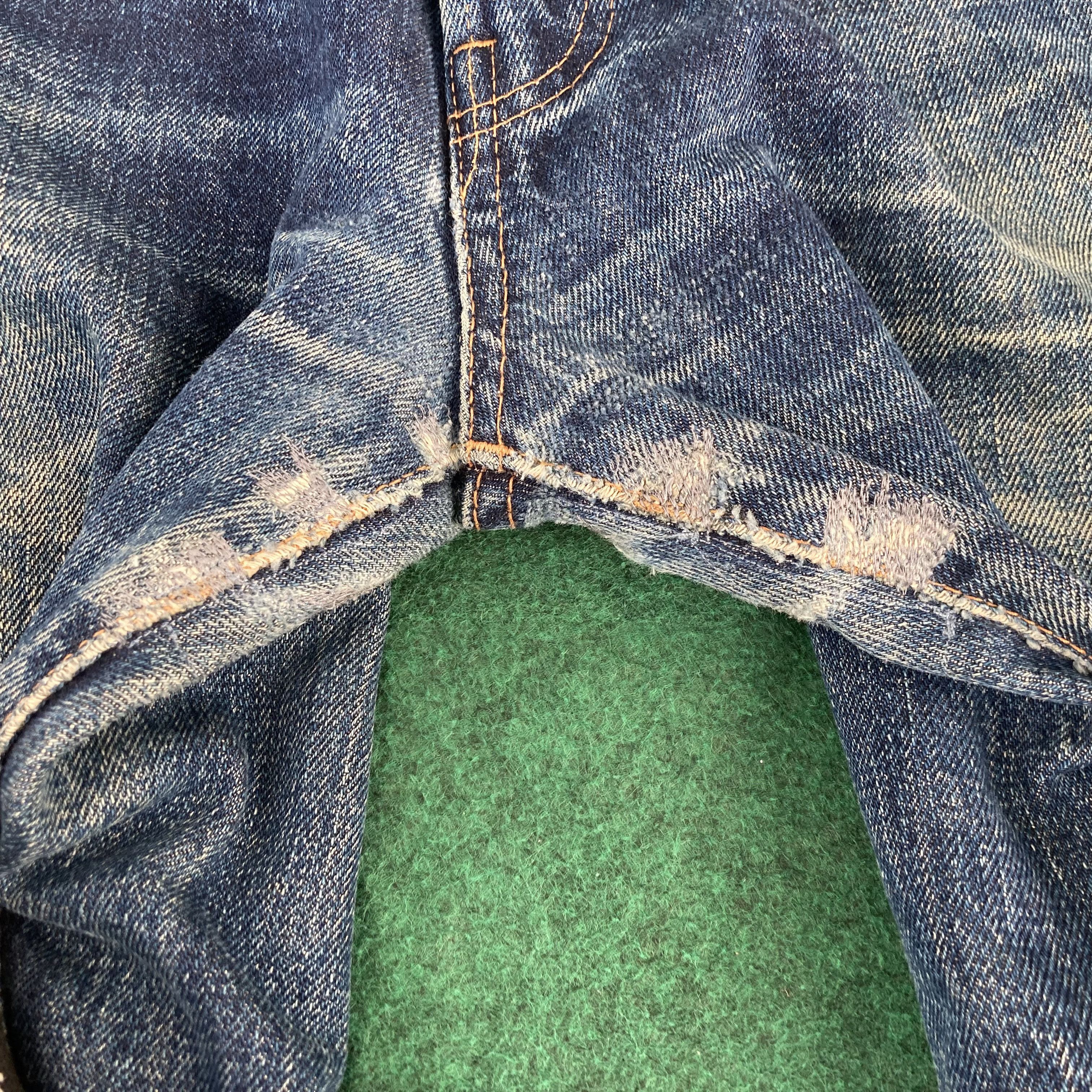 Denime 29x30.5 Vintage Denime Selvedge Honeycombs Osaka Denim Jeans Size US 29 - 8 Thumbnail