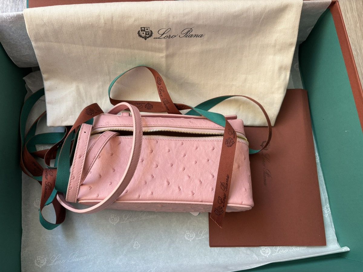 Loro Piana Loro Piana L19 ostrich leather bag Size ONE SIZE - 2 Thumbnail