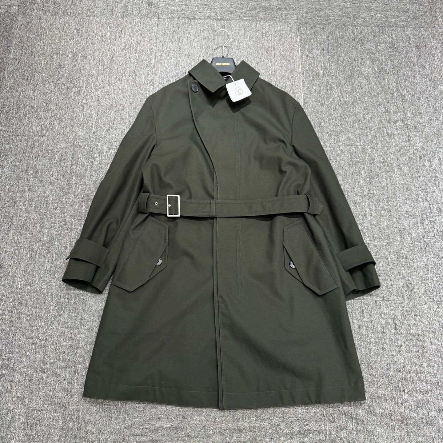 Hermes Hermes Emerald Green Trench Coat 48 Size US M / EU 48-50 / 2 - 1 Thumbnail