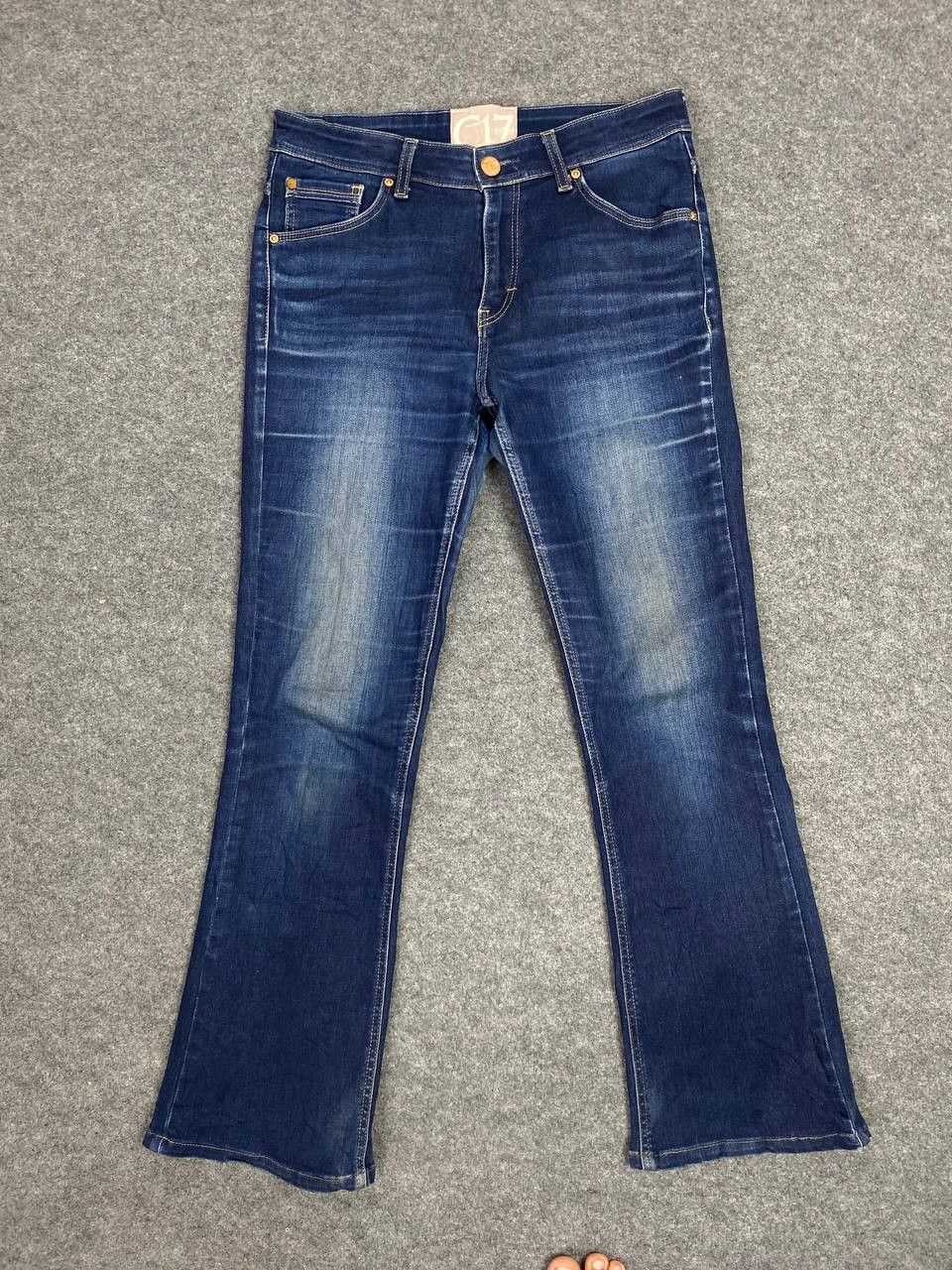 Japanese Brand c-17 japanese brand bootcut flare distressed denim Size 32" / US 10 / IT 46 - 6 Thumbnail