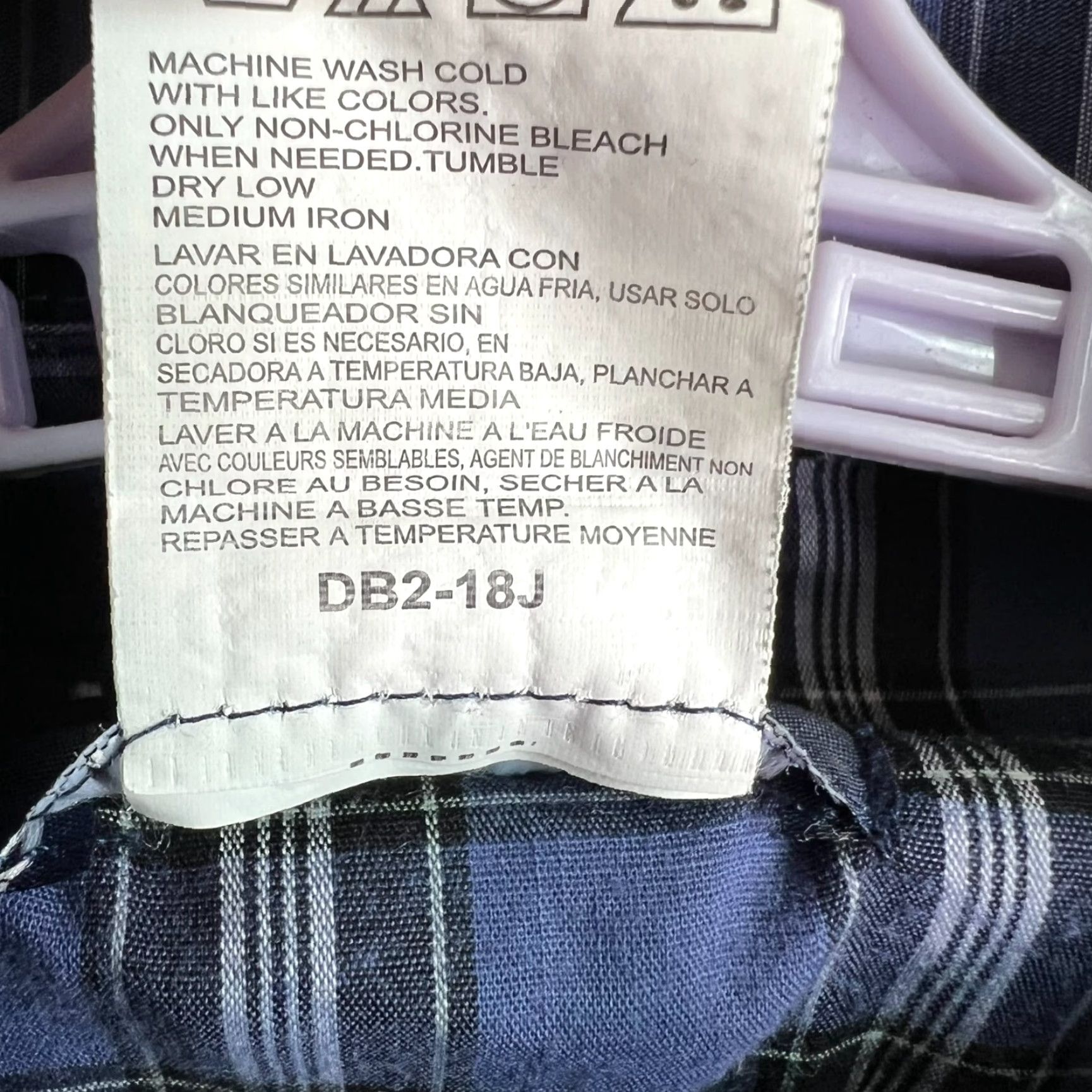 Wrangler Wrangler Shirt Plaid Blue XL Men Long Sleeve Button-Up Casual Western Size US XL / EU 56 / 4 - 5 Thumbnail