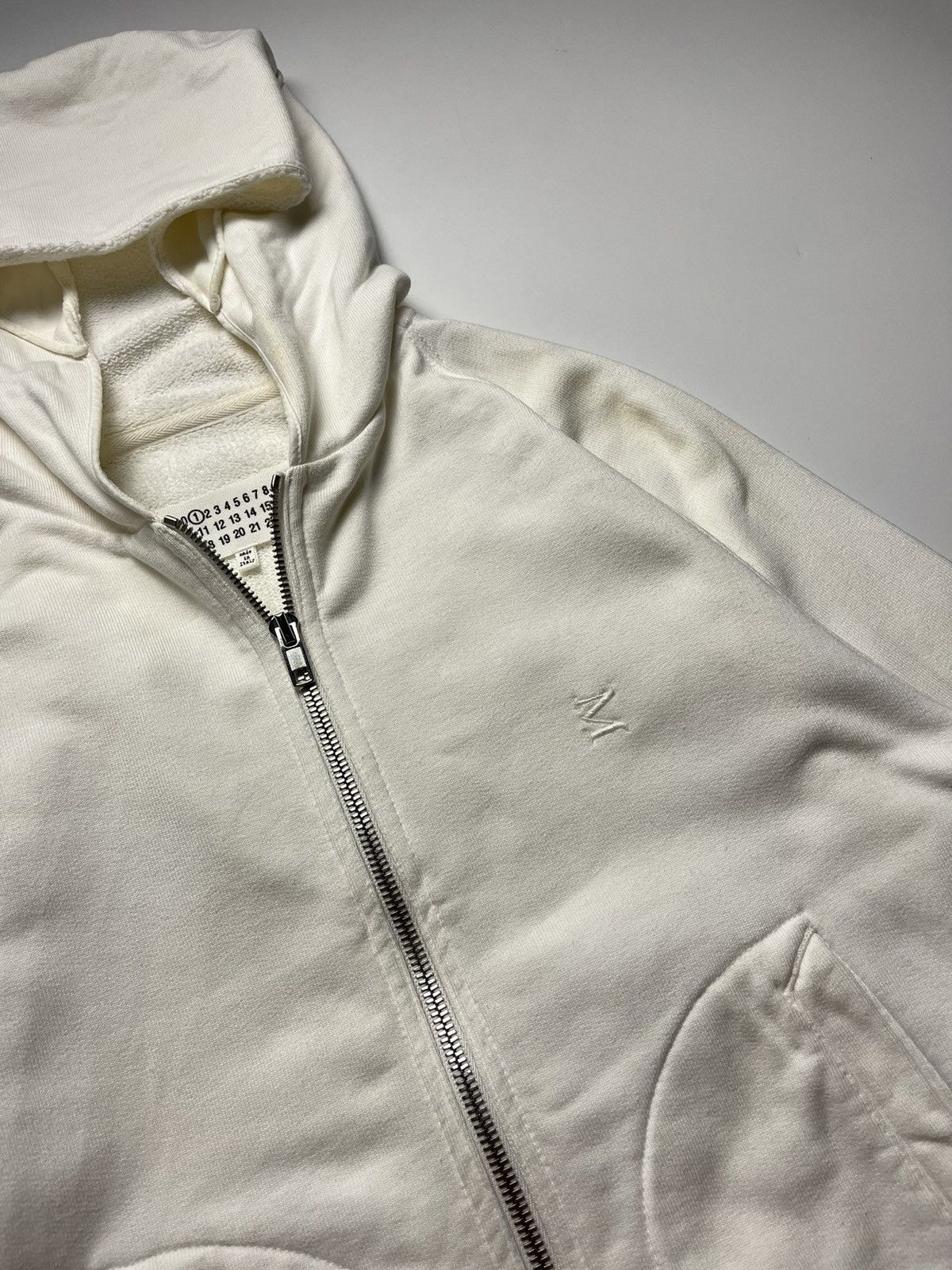 Maison Margiela Maison Margiela SS21 Cropped Zip-Up Hoodie Size S / US 4 / IT 40 - 12 Thumbnail