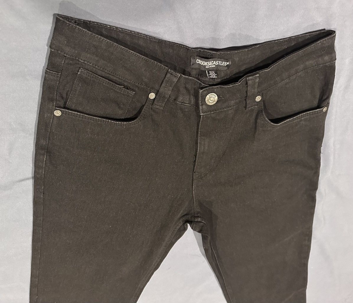 Crooks & Castles Crooks & Castles Black Jeans Size 32x32 Size US 32 / EU 48 - 3 Thumbnail