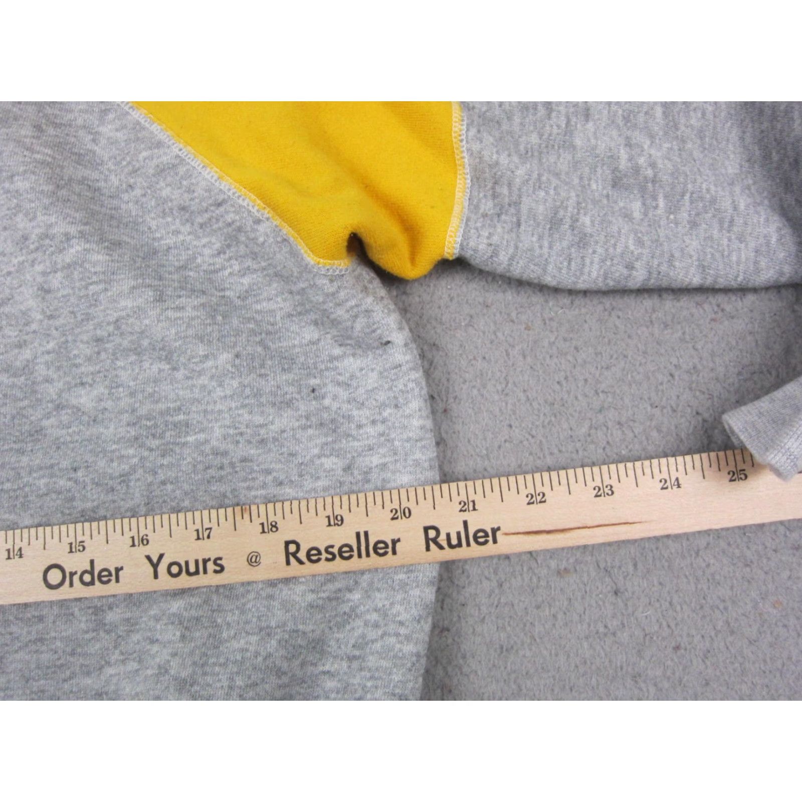 Wrangler Wrangler Sweatshirt XL Men Gray Fleece 60s Vintage Style Pullover Crew Neck, Solid, Regular Fit, Outdoor Sports, Gym & Training, Long Sleeve Size US XL / EU 56 / 4 - 7 Thumbnail