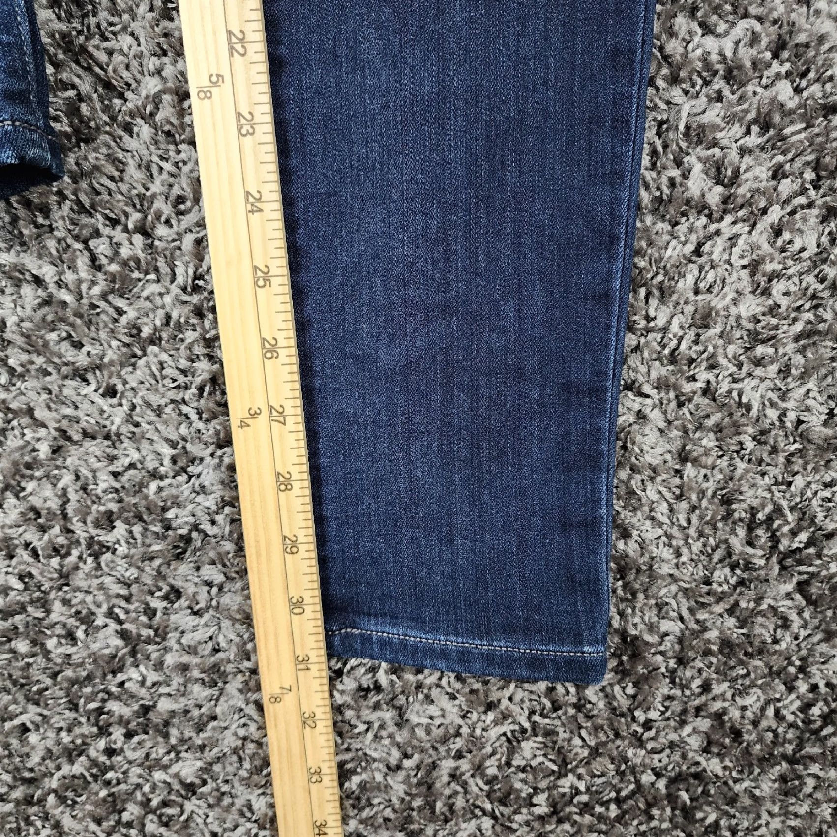 Paige Paige Skyline Womens Jeans Skinny Dark Wash Blue Size 27 Size 27" / US 4 / IT 40 - 5 Thumbnail