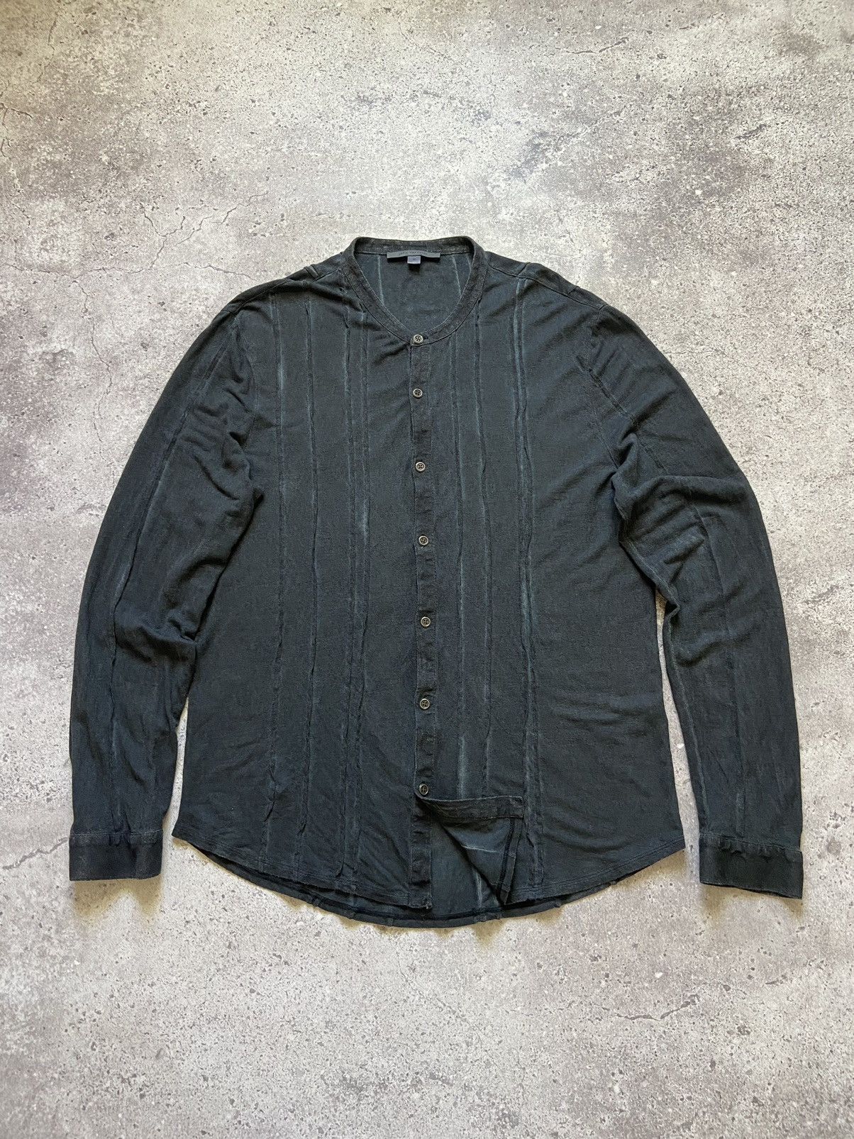 John Varvatos John Varvatos linen shirt avant-garde Size US M / EU 48-50 / 2 - 1 Thumbnail