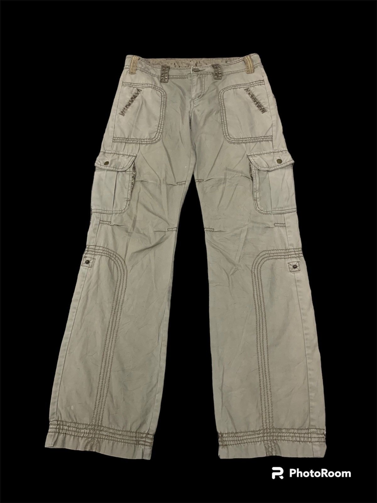 Japanese Brand 🔥RARE 🔥IIMK CARGO TECHTICAL PANT RARE DESIGN Size US 30 / EU 46 - 1 Thumbnail