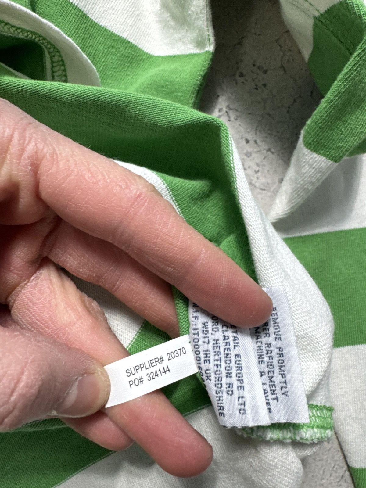Polo Ralph Lauren Polo Ralph Lauren Striped Rugby Sweatshirt Vintage Size XXL Size US XXL / EU 58 / 5 - 7 Thumbnail