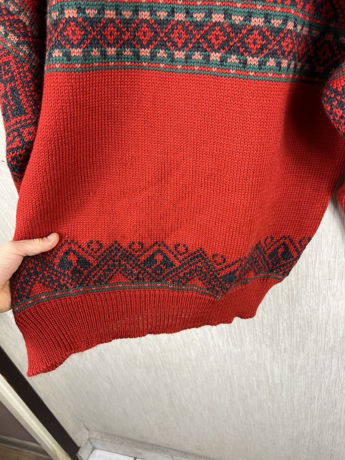 Dale Of Norway Vintage Dale of Norway heavy wool patterned sweater half zip Size US L / EU 52-54 / 3 - 20 Thumbnail