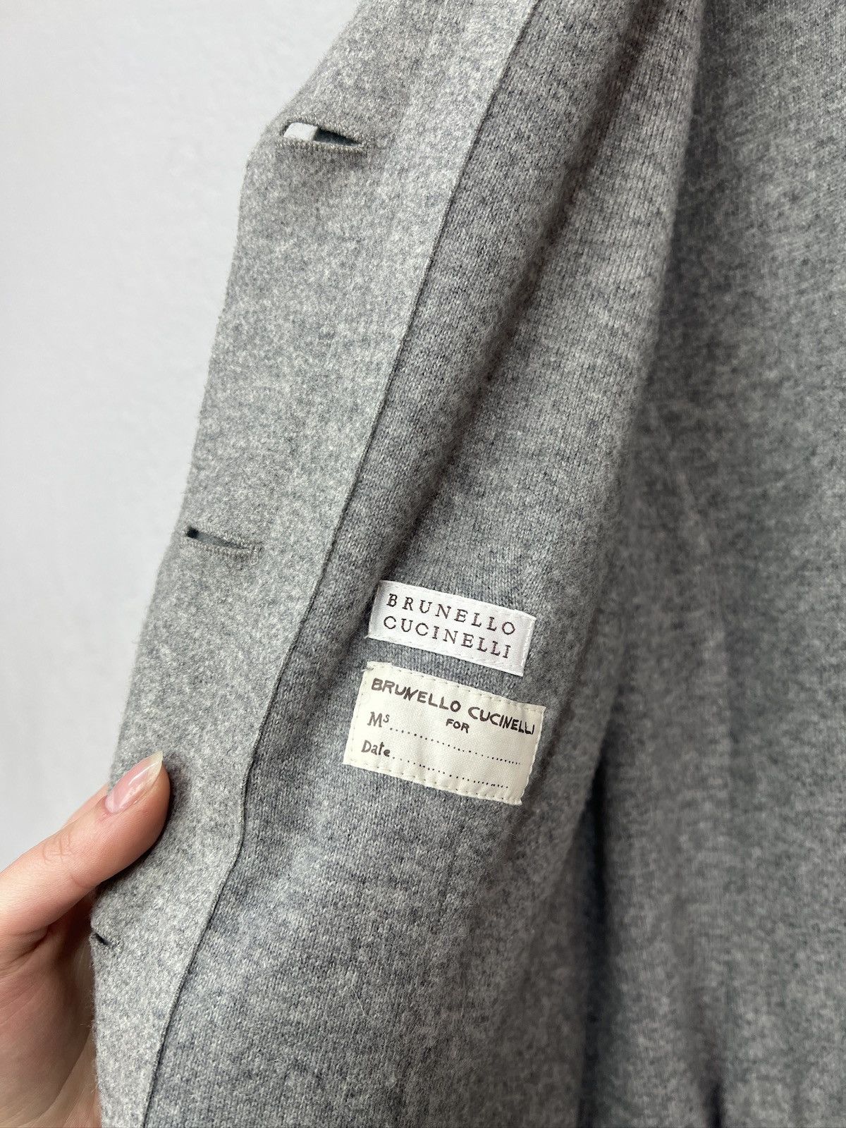 Brunello Cucinelli Luxury Brunello Cucinelli cotton/cashmere classic jacket Size M / US 6-8 / IT 42-44 - 10 Thumbnail
