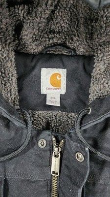 Carhartt Carhartt 103826 Sherpa Lined Duck Hooded Utility Jacket Sz Size US XXL / EU 58 / 5 - 4 Thumbnail
