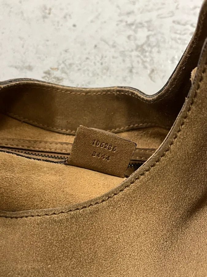 Gucci Gucci Suede Camel Hobo Bag Size ONE SIZE - 8 Thumbnail