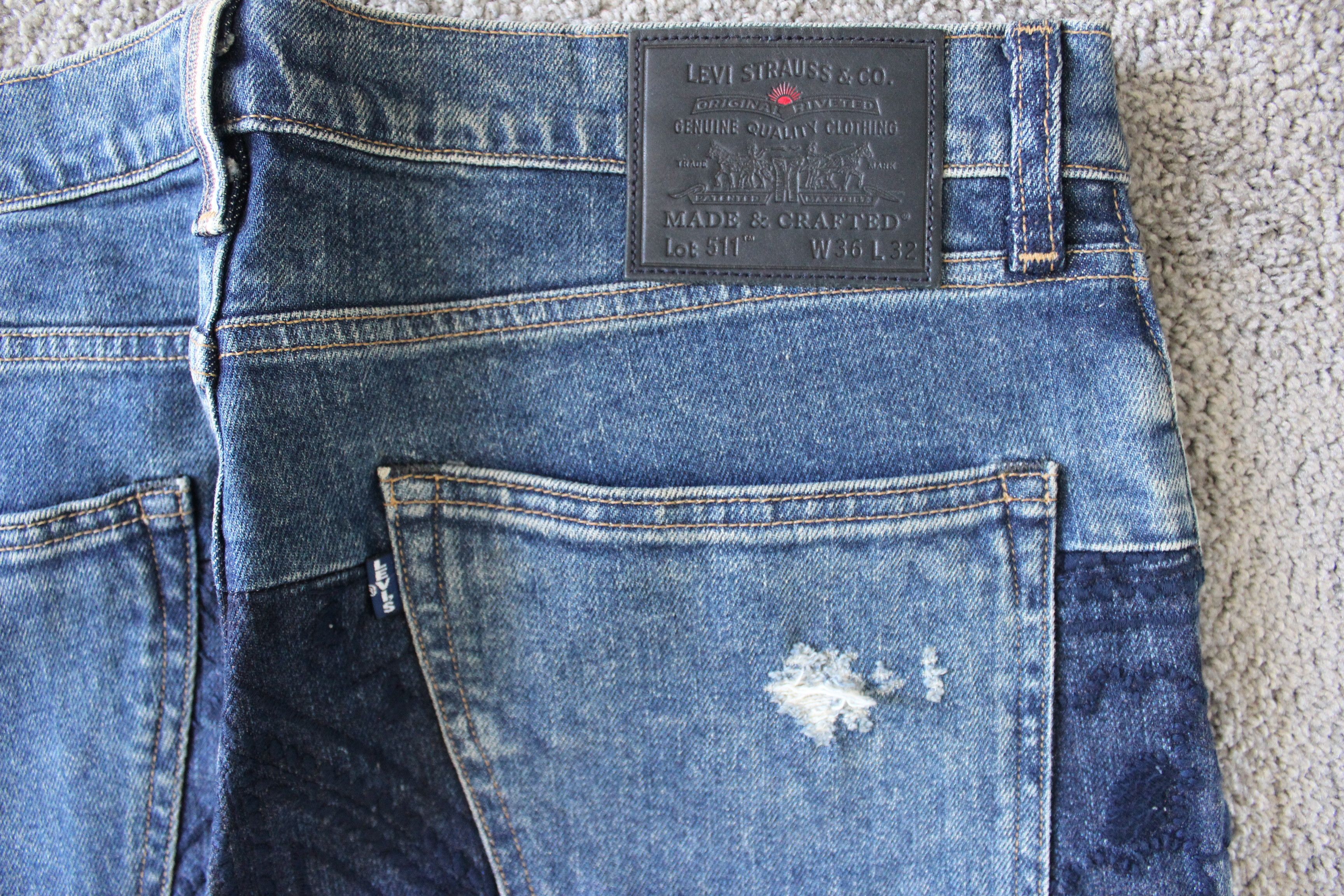 Levi's Made & Crafted Levi's Made &Crafted 511 Slim fit Selvedge Denim 36/32 Size US 36 / EU 52 - 7 Thumbnail