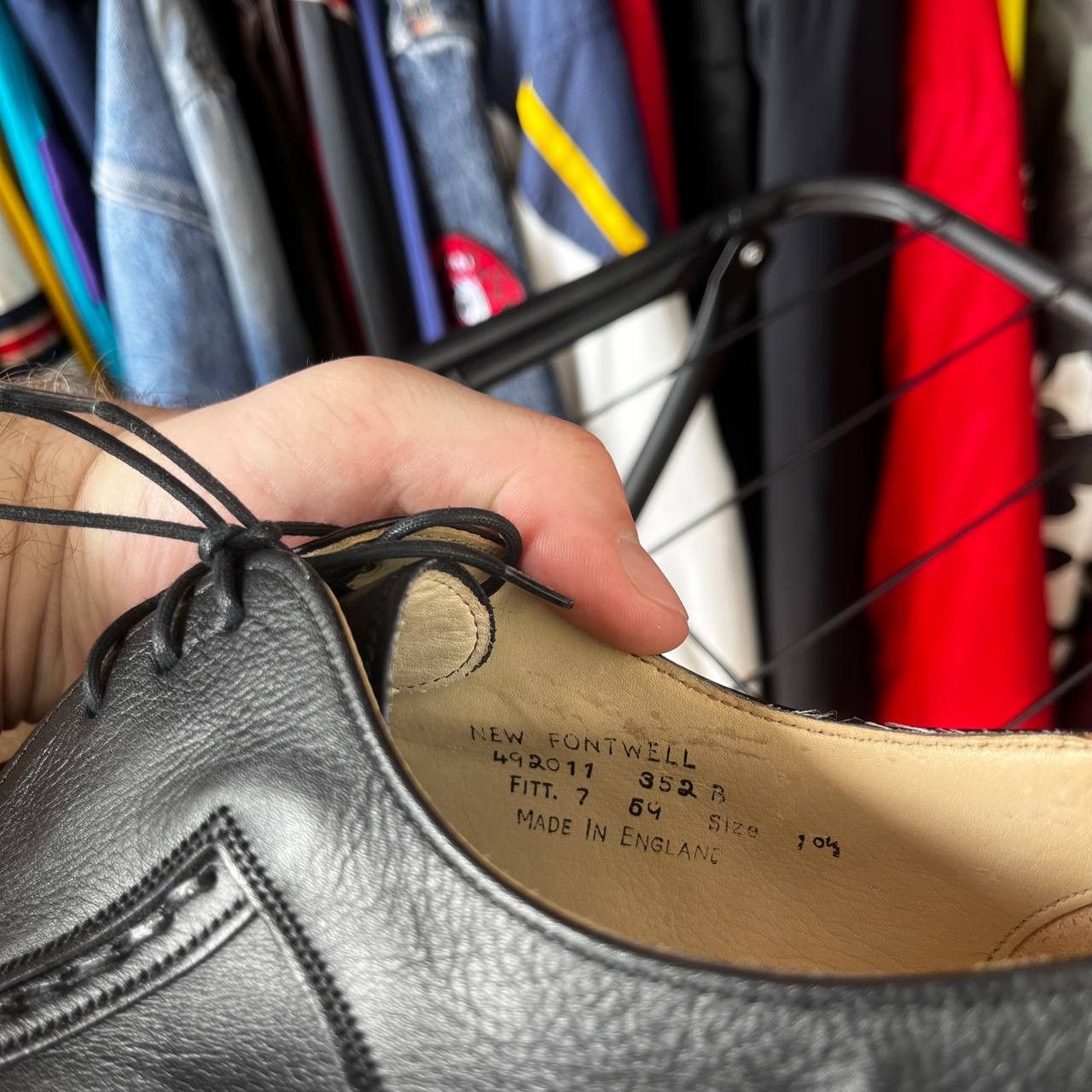 Loake Vintage Loake Fontwell Black Leather Formal Shoes Size US 11.5 / EU 44-45 - 15 Thumbnail