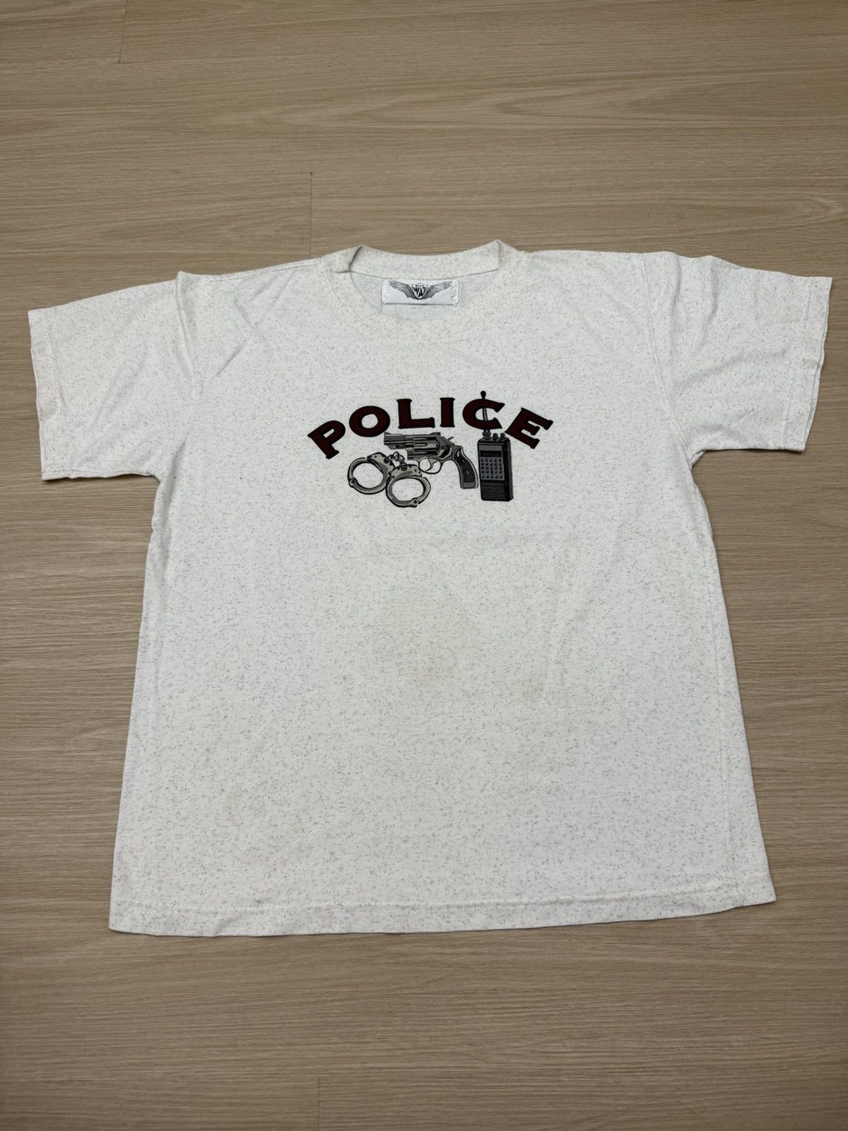 Vintage Vintage t-shirt police Size US L / EU 52-54 / 3 - 2 Thumbnail