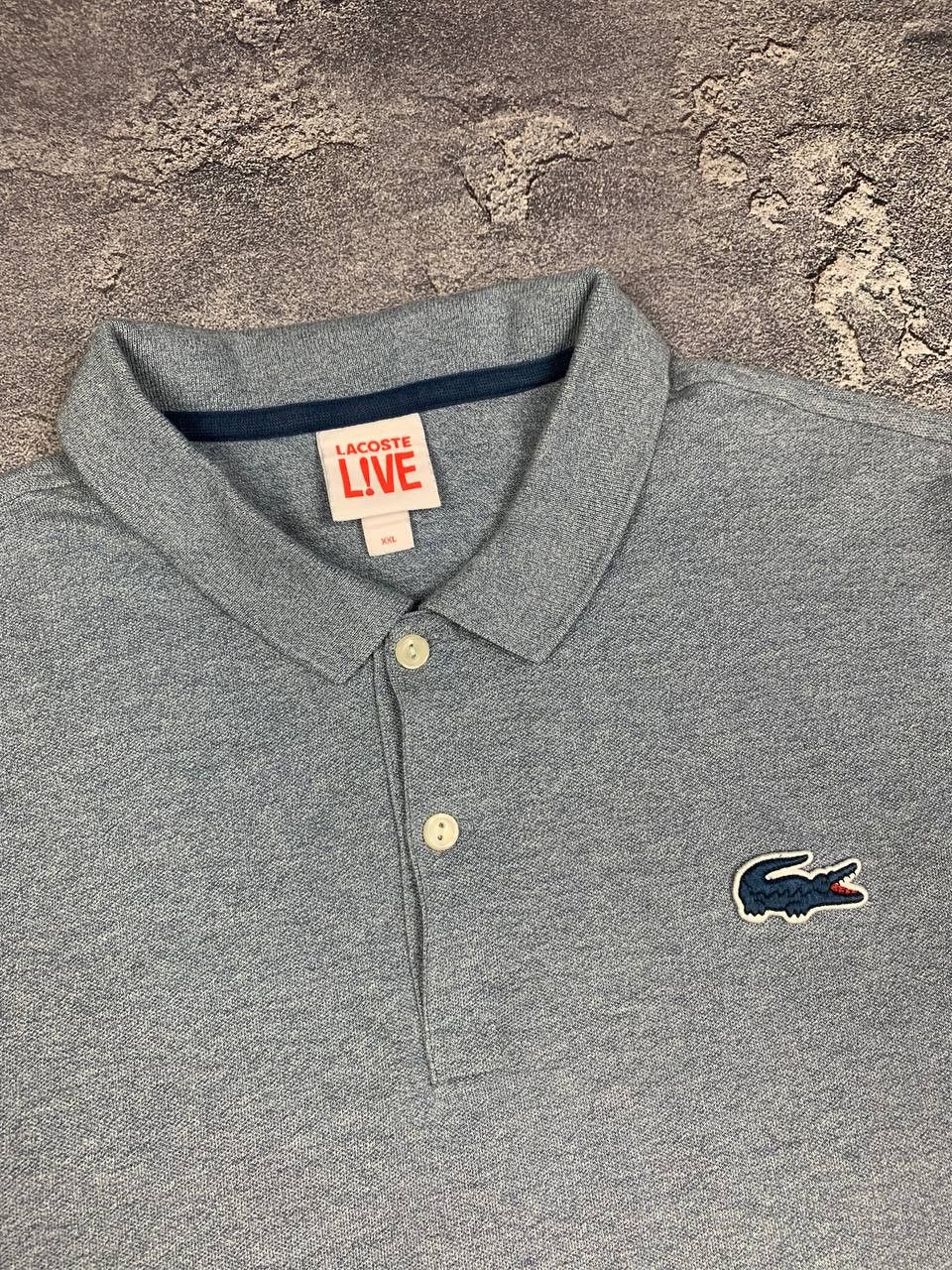 Lacoste Lacoste LIVE Men's Blue Polo Shirt Size 2XL (Fits XL) Size US XXL / EU 58 / 5 - 4 Thumbnail