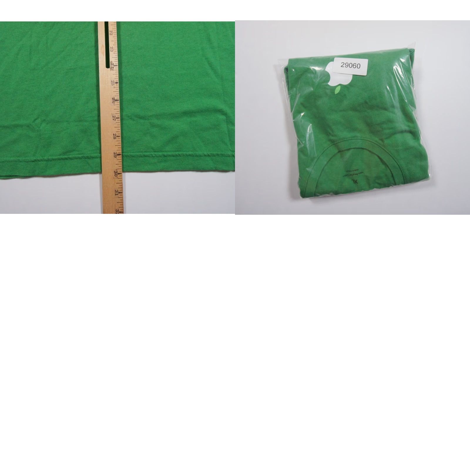 Apple Apple Shirt Mens XLarge Green Computer Technology Graphic Tee Recycled Cotton Size US XL / EU 56 / 4 - 8 Thumbnail