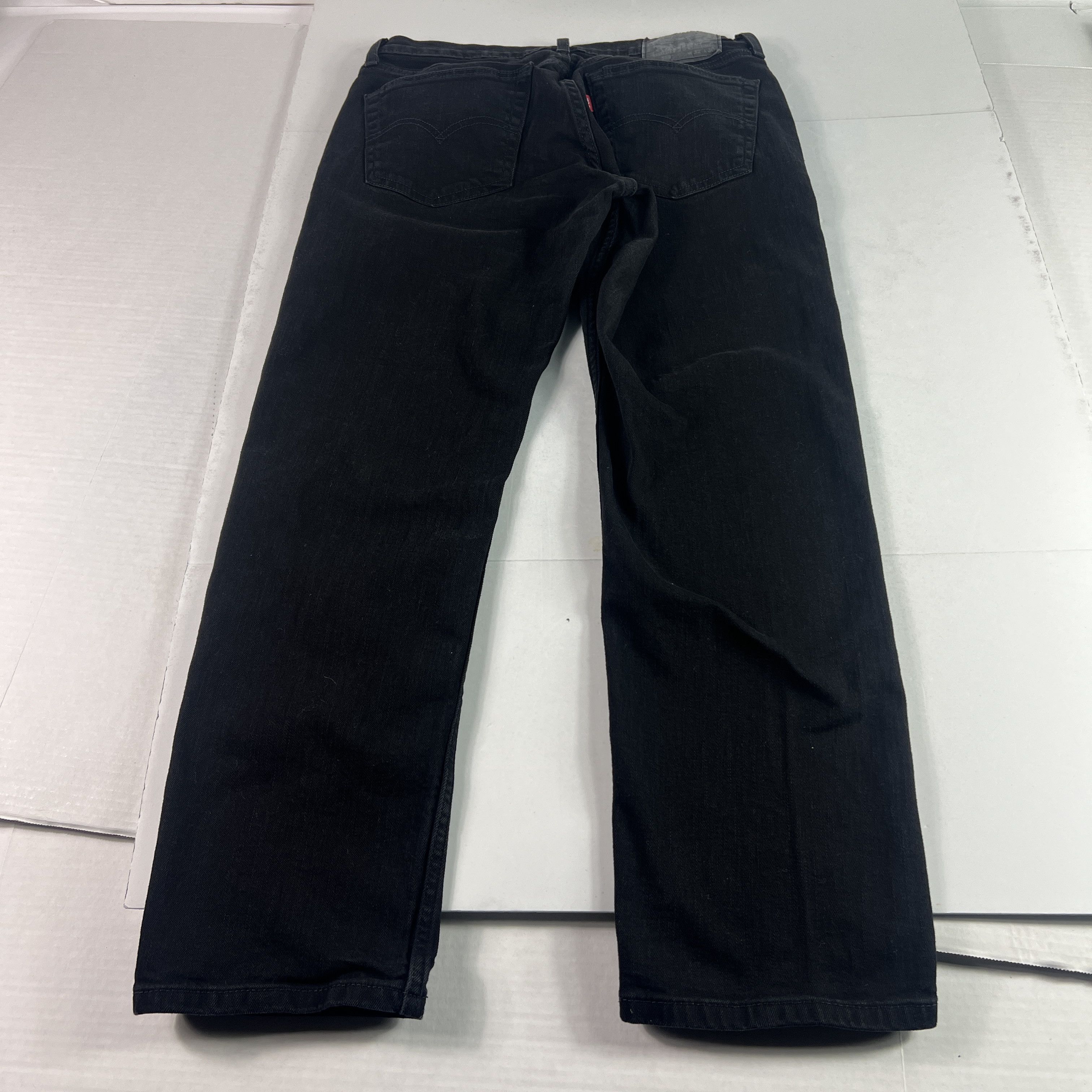 Levi's Levi's Jeans 559 Relaxed Straight Black Faded Stretch Denim Size US 33 - 10 Thumbnail
