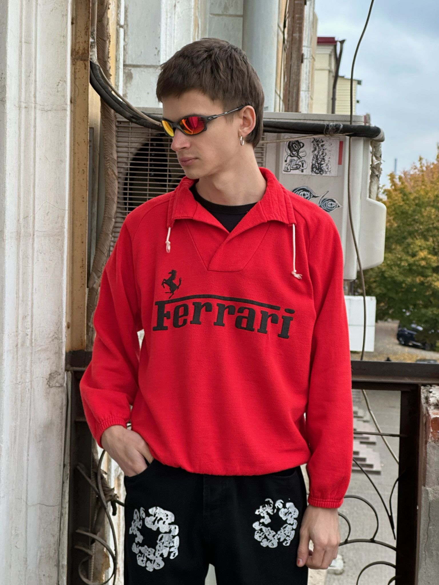 Ferrari Vintage Ferrari Sweatshirt racing Size US M / EU 48-50 / 2 - 2 Thumbnail