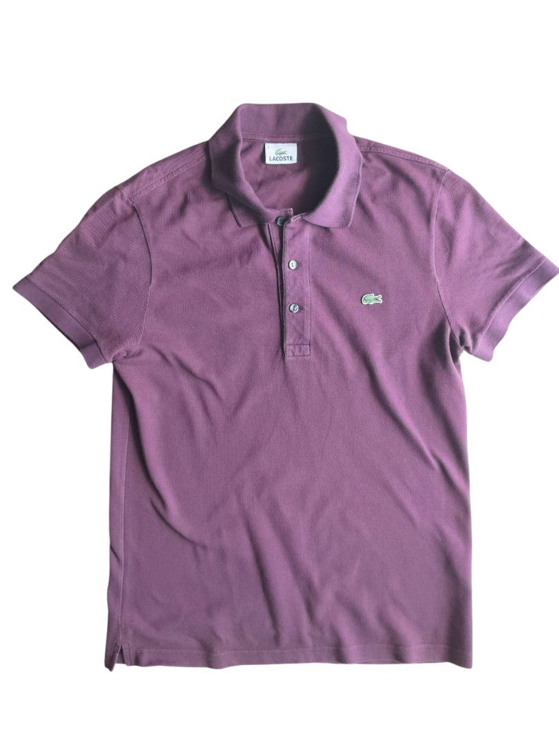 Lacoste Polo Lacoste Purple Shirt : Size S Size US S / EU 44-46 / 1 - 1 Thumbnail