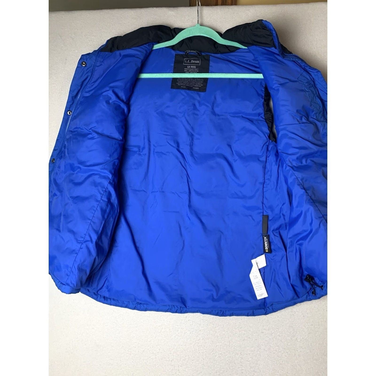 Vintage VINTAGE LL Bean Vest Womens 1X Blue Classic Pertex Puffer Downtek Quilted Outdoor Size XL / US 12-14 / IT 48-50 - 5 Thumbnail