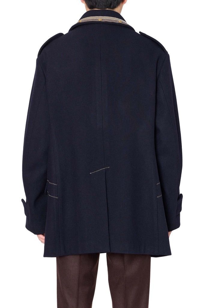 Kolor Kolor FW25 Peacot Navy Military Coat Size US S / EU 44-46 / 1 - 2 Thumbnail