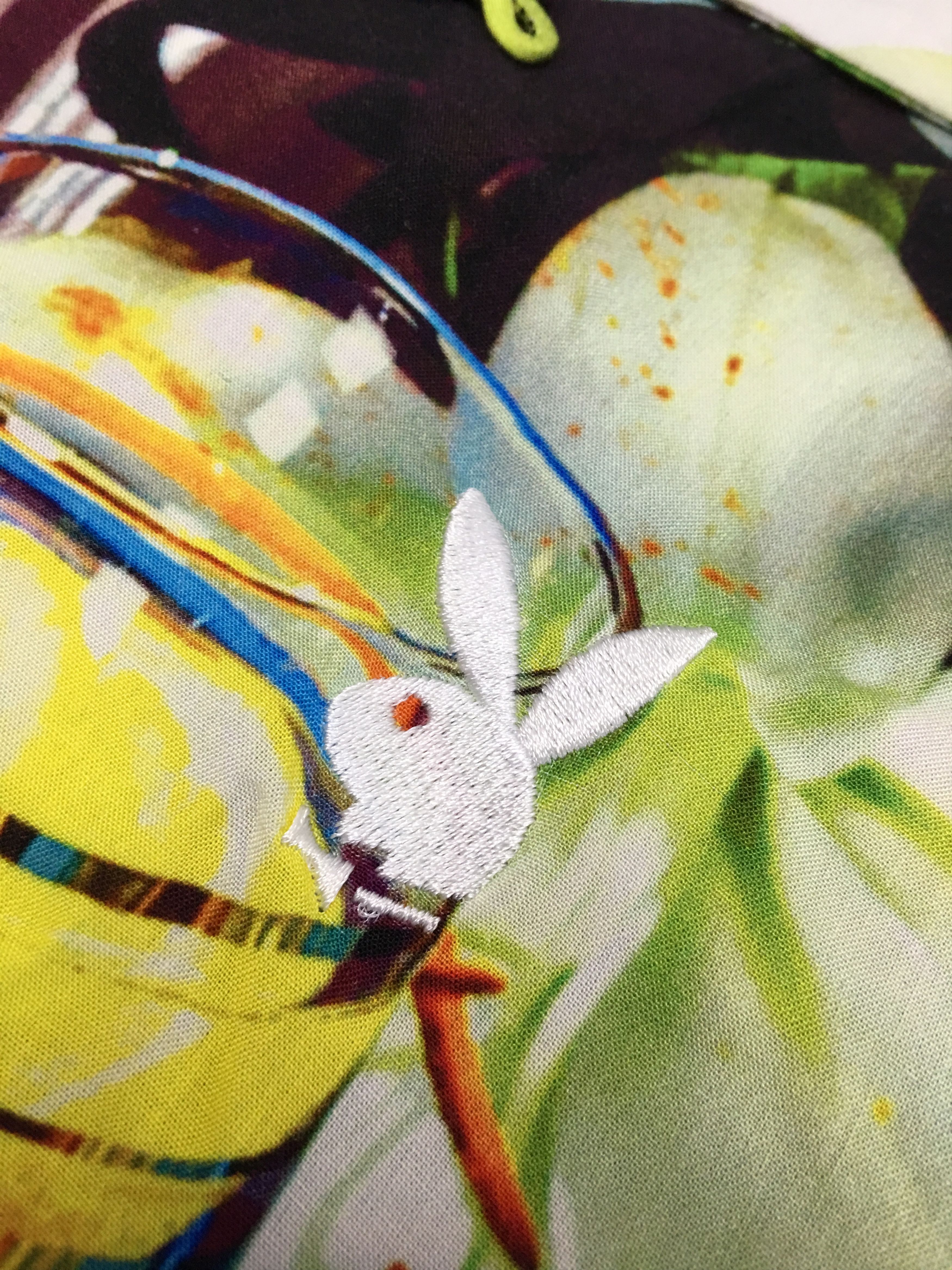 Playboy Pleasures x Playboy Taste Button Down Rayon Shirt Medium Size US M / EU 48-50 / 2 - 3 Thumbnail